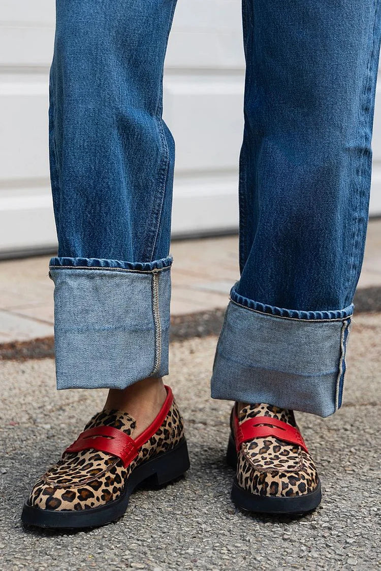 CHICPRINT | FASHIONABLE ANIMAL PRINT LOAFERS