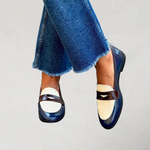 NAVYLOAF | ELEGANT COLOR-BLOCK LOAFERS