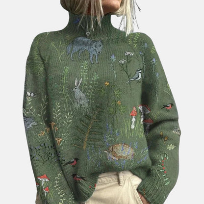 DELILAH | ELEGANT TURTLENECK SWEATER