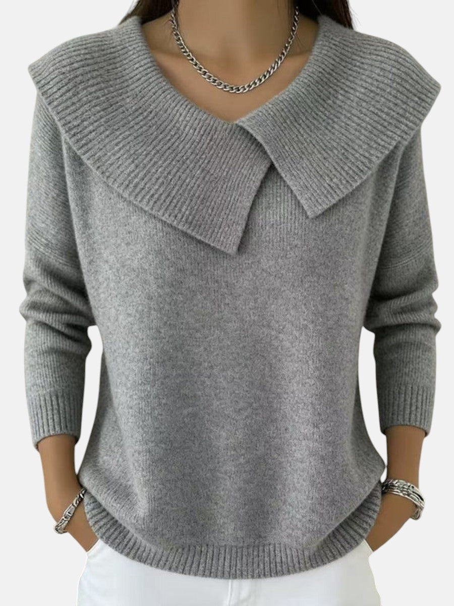 ESTHER | WARM SWEATER WITH SOFT COLLAR