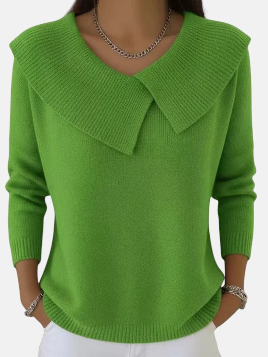 ESTHER | WARM SWEATER WITH SOFT COLLAR