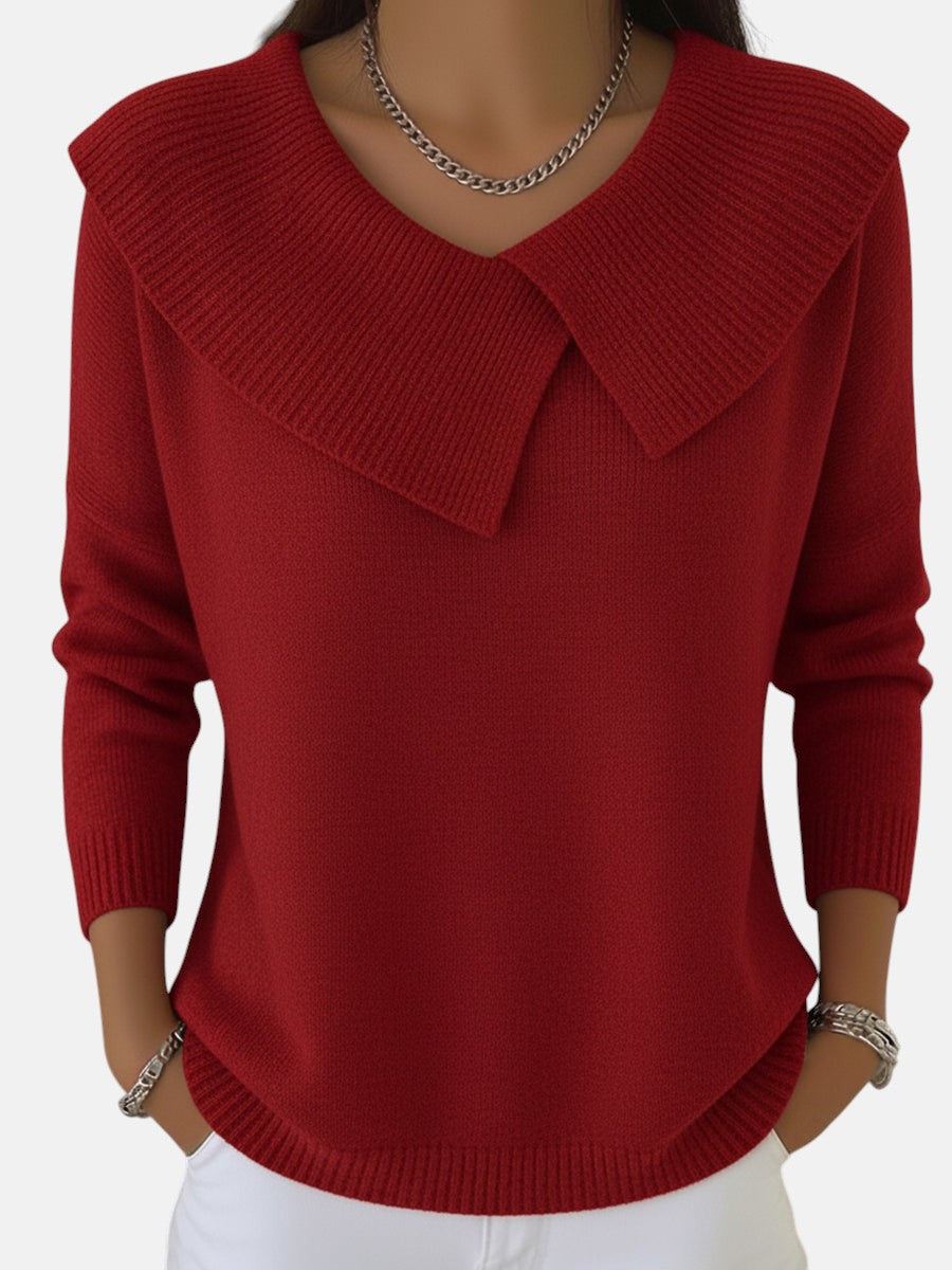 ESTHER | WARM SWEATER WITH SOFT COLLAR