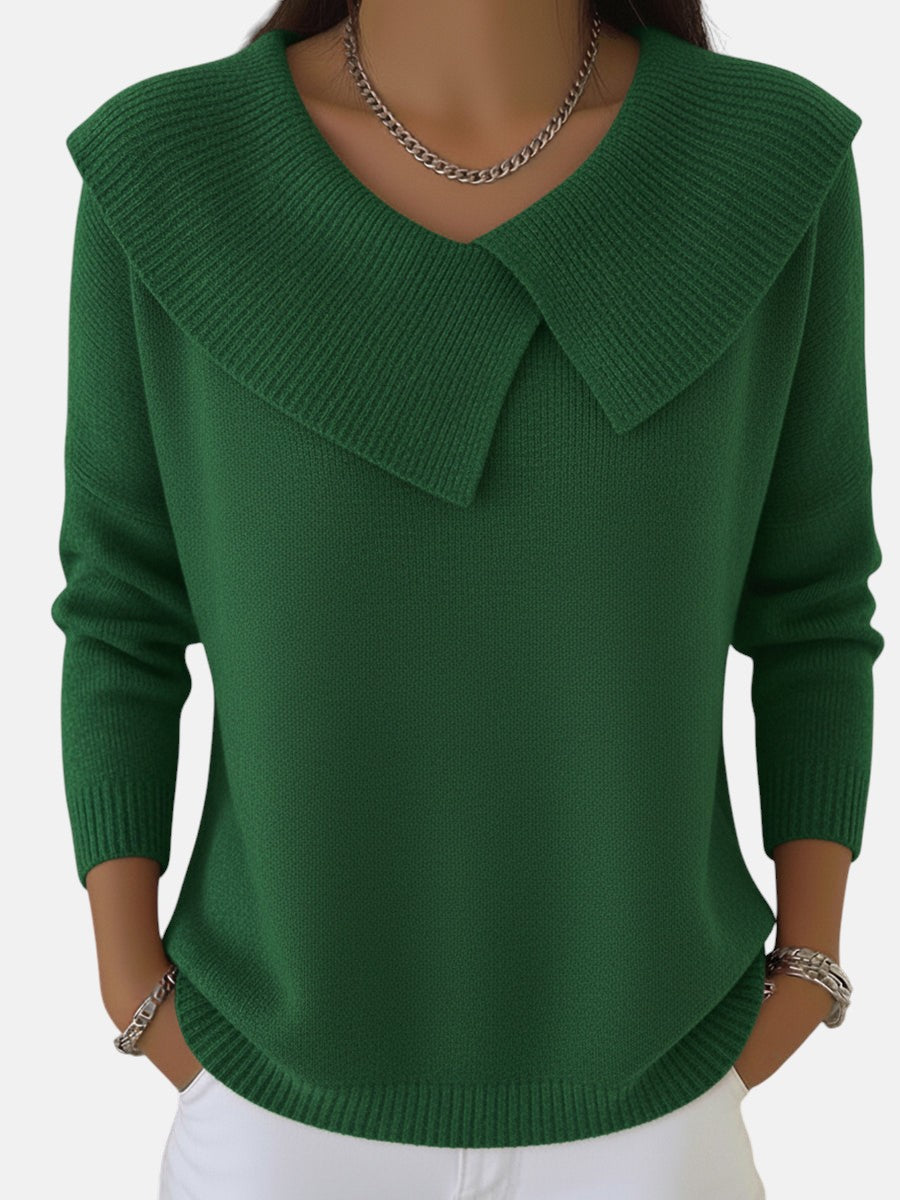 ESTHER | WARM SWEATER WITH SOFT COLLAR