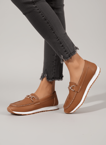 CHAINFIT | TRENDY CASUAL LOAFERS WITH GOLD BUCKLES
