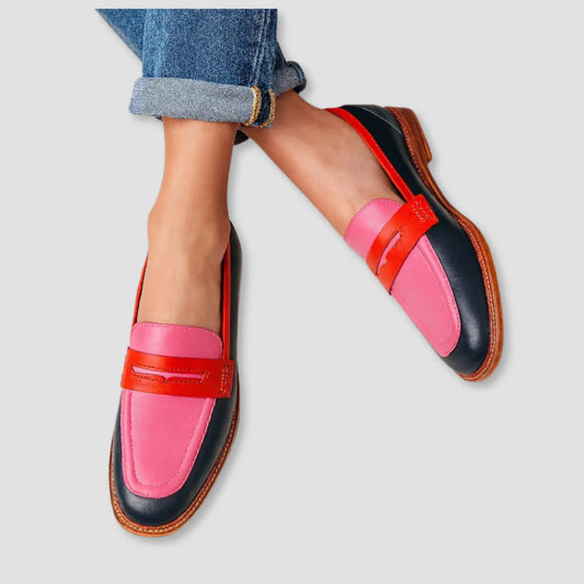 TONEWALK | COLOR BLOCK LOAFERS