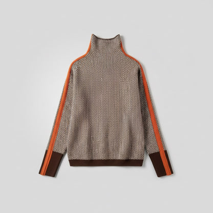 BROOKLYN | TURTLENECK WITH CONTRASTING STRIPES