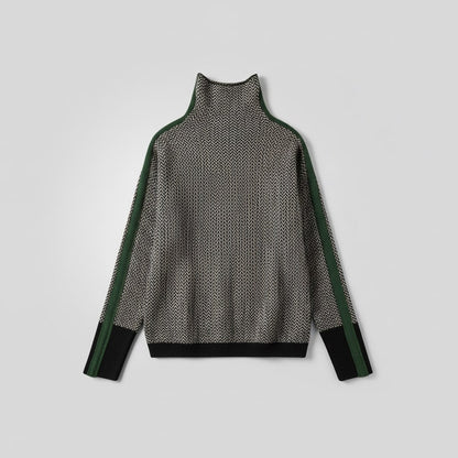 BROOKLYN | TURTLENECK WITH CONTRASTING STRIPES