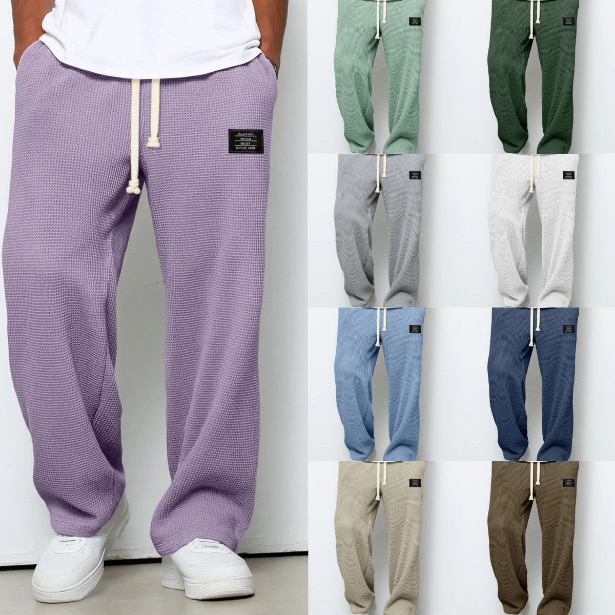 ELIJAH | RELAXED FIT DRAWSTRING JOGGERS