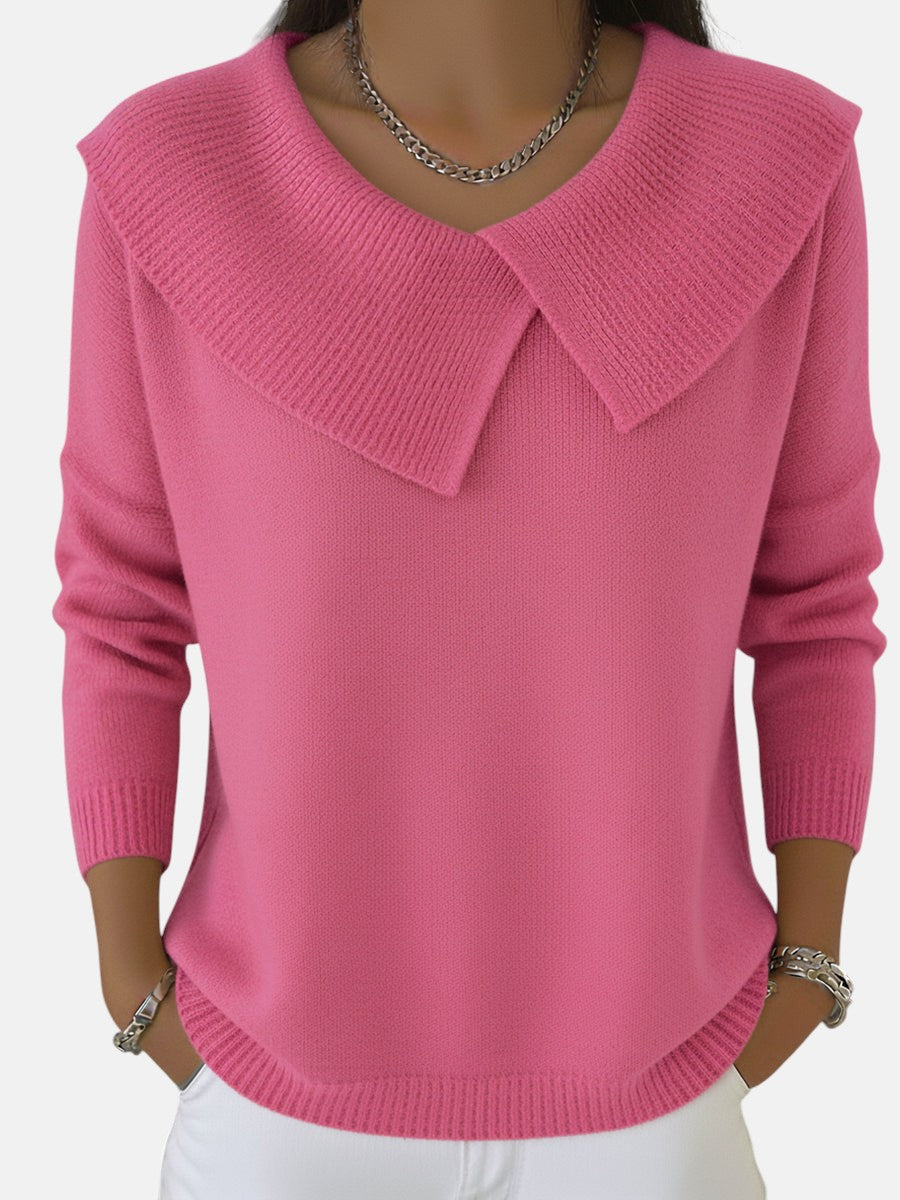 ESTHER | WARM SWEATER WITH SOFT COLLAR
