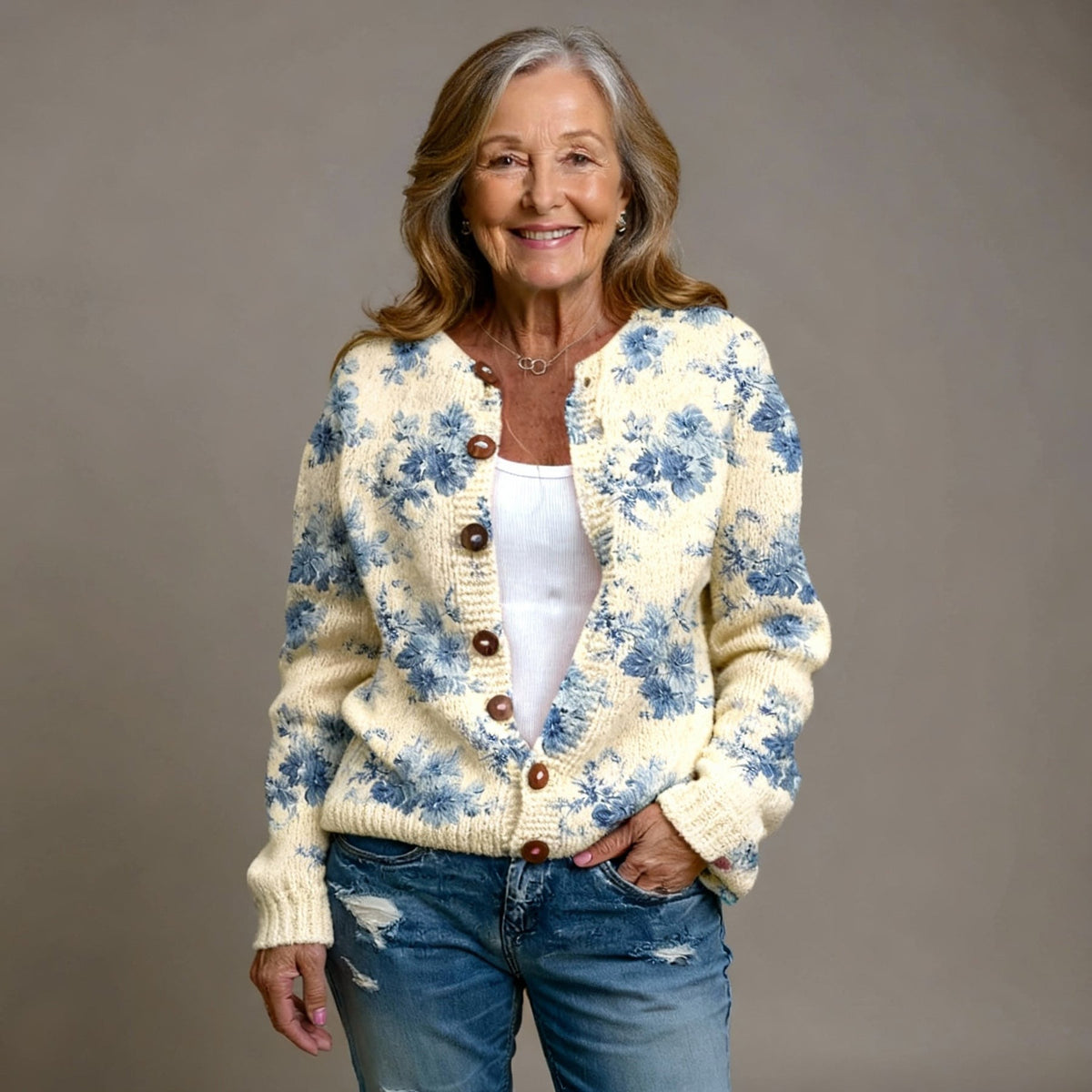 TASHA | FLORAL ART CARDIGAN