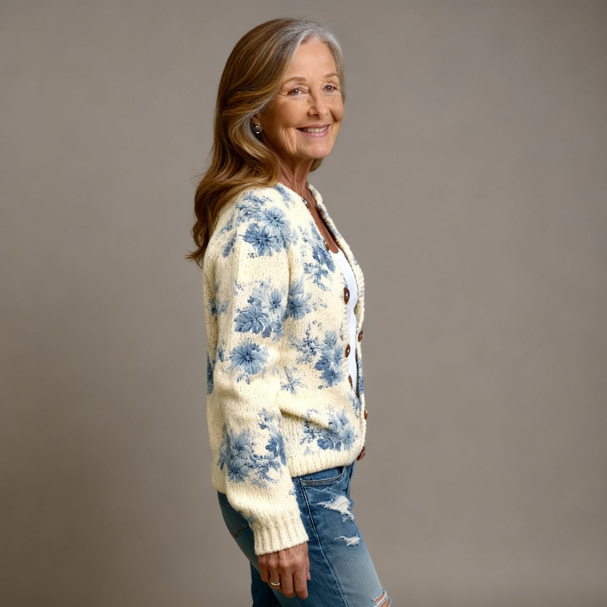 TASHA | FLORAL ART CARDIGAN