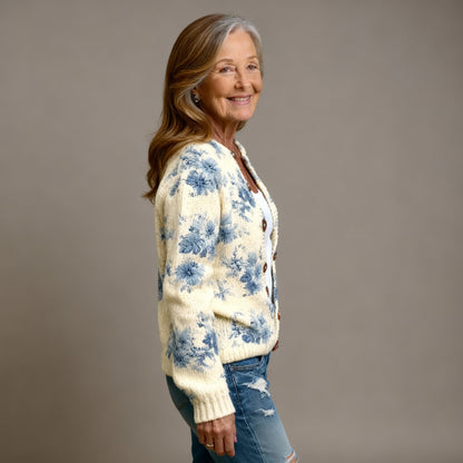 TASHA | FLORAL ART CARDIGAN