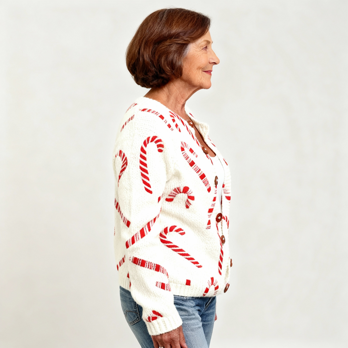 CAMIA | FESTIVE CANDY CARDIGAN