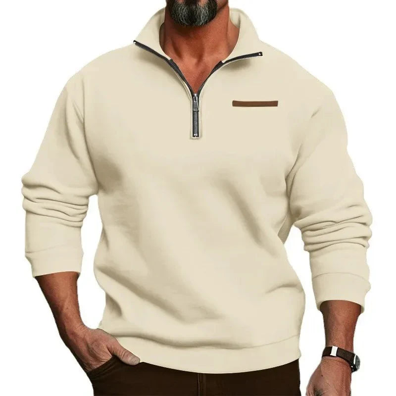 ETHAN | MEN'S COMFORTABLE QUARTER-ZIP