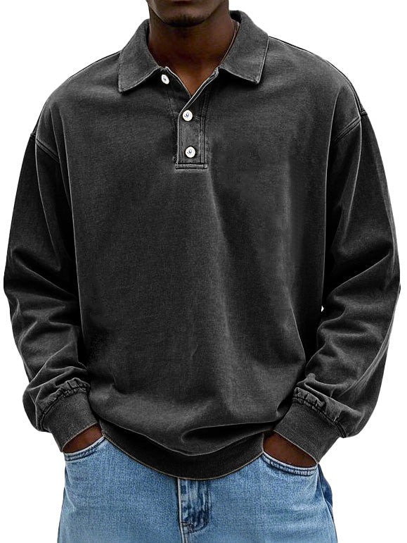 CAMERON | MEN'S CASUAL LONG-SLEEVE POLO