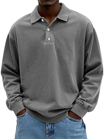 CAMERON | MEN'S CASUAL LONG-SLEEVE POLO