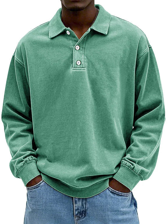 CAMERON | MEN'S CASUAL LONG-SLEEVE POLO