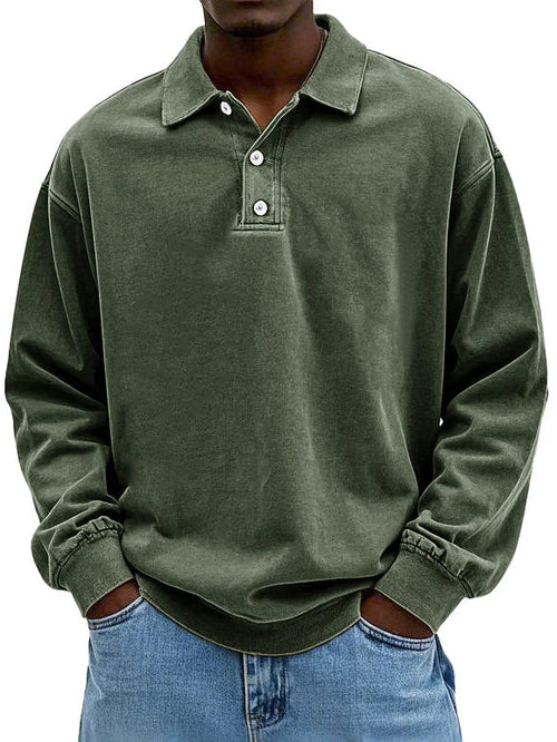 CAMERON | MEN'S CASUAL LONG-SLEEVE POLO